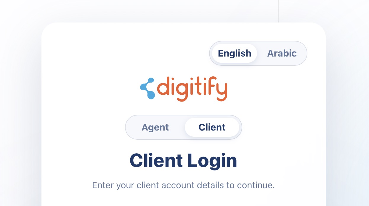 Agent login